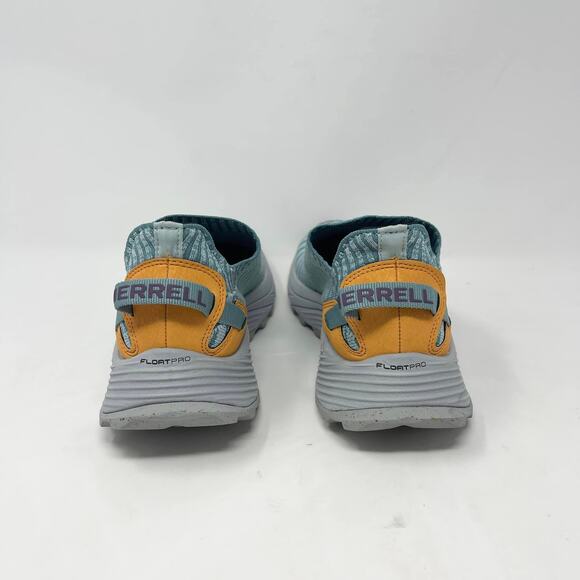 Merrell Embark Moc Slip On Shoes Womens 7 Harbour Gray Bleu Teal Orange Hiking - Picture 2 of 7